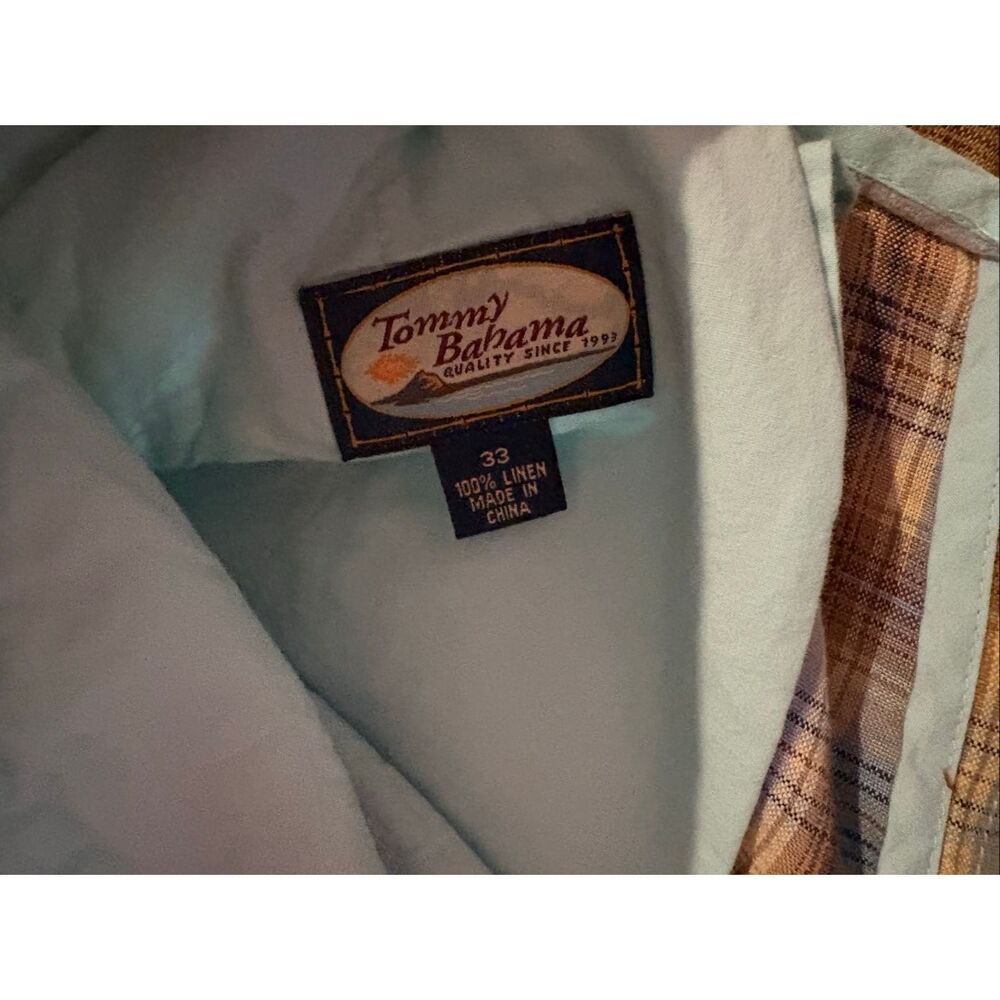 Tommy Bahama plaid Linen shorts size 33 - Picture 7 of 7